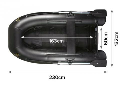 lun Carp Spirit Black Boat ONE 230